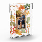 Chic Family Thanksgiving Herfst Leaf Border Fotoblokken (Links)