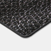 Chic Faux cuir noir avec monogramme (Coin)