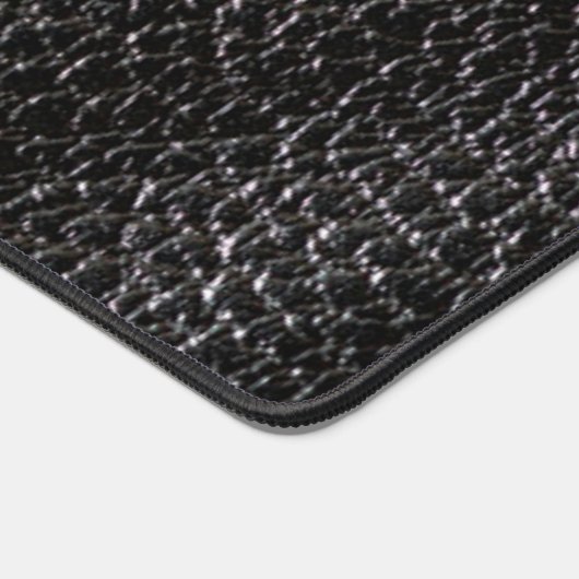 Chic Faux cuir noir avec monogramme (Coin)