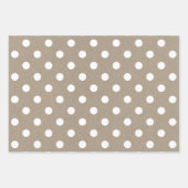 Chic Faux Kraft Paper w/ Fun White Multi-Patterns (Voorkant 2)