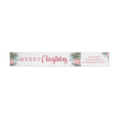 Chic Feestelijke Holly Berries Vrolijk Kerstfeest (Individueel)