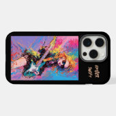 Chic Femme Guitare Joueuse Anime coque iphone (Verso Horizontal)