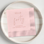 Chic fête du 40e anniversaire