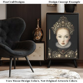 Chic Fictional Queen Princess Vrouw BG5 Decoupage Tissuepapier