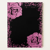 Chic fille rose Parties scintillant Rose noir pers (Dos)