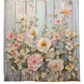 Chic Fleurs Chic Shabby rideau de douche (Devant)