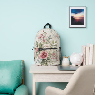 Chic Floral Bedrukte Rugzak