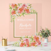 Chic Floral Bouquet Fête des mariées Bienvenue (Mariage)