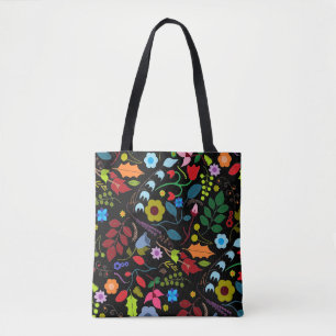 Chic Floral Canvas tas