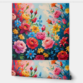 Chic Floral Garden Dream Peel en Stick Behang
