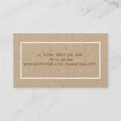 Chic Floral Mixer Professional Visitekaartje (Achterkant)