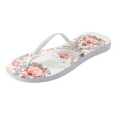 Chic Floral Pattern Voman Flip Flop (Schuin)