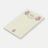 Chic Floral Post-it Notes for everyday use (Incliné)