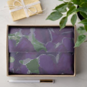 Chic Floral Purple Flowers Tissuepapier (Geschenk)