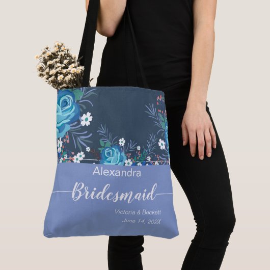 Chic Floral Sac fourre-tout monogramme (De près)