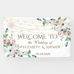 Chic Floral String Lights Spandoek