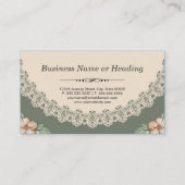  Chic Floral Visitekaartje (Achterkant)