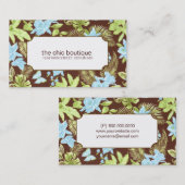 Chic Floral Visitekaartjes (Voorkant / Achterkant)