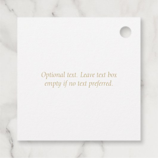 Chic Floral Waterverf bruiloft dank u Bedankjes Labels (Achterkant)