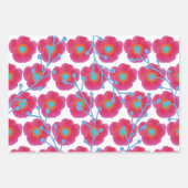  Chic Floral Waterverf Inpakpapier Vel (Voorkant 2)