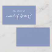 Chic Flourish | Bent u mijn dienstmeisje? Informatiekaartje (Voorkant / Achterkant)