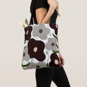 Chic Flowers Canvas tas (Dichtbij)