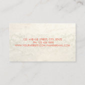  Chic Flowers, Lace Visitekaartje (Achterkant)