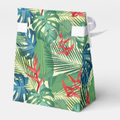 Chic Flowers Palms Monstera Bedankdoosjes (Achterkant)