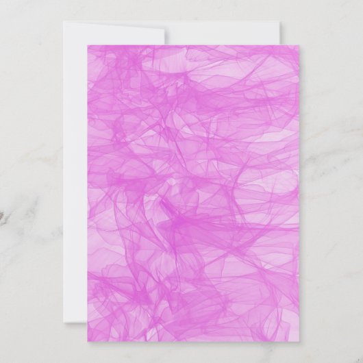 Chic Flowy Rose Sweet 16 Invitation (Dos)