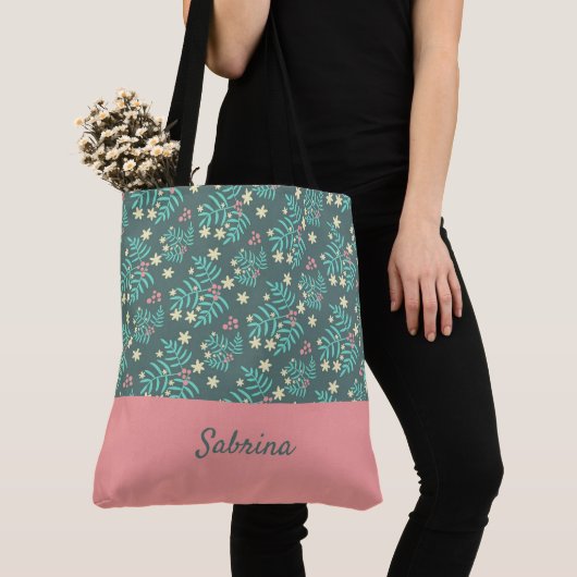 Chic Foliage Sac fourre-tout monogramme (De près)