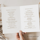 Chic, Folie Monogram Trouwgevouwen Programma