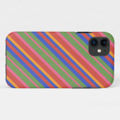 Chic Folk Art Stripes iPhone 5/5s Xtreme Coque (Dos (Horizontal))