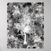 Chic Forest Abstract Poster (Voorkant)