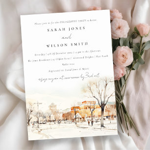 Chic Forgo North Dakota City Scape Verloving Kaart