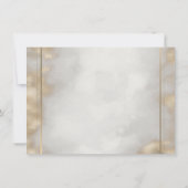  Chic Frame Grad Cap Gold Graduation  Kaart (Achterkant)