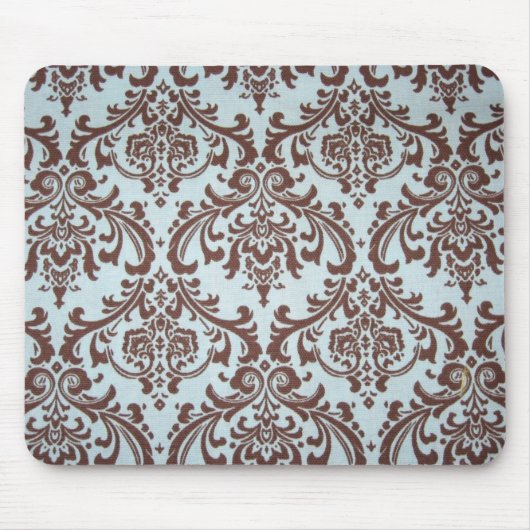 Chic French Blue Fabric-Muismat Muismat (Voorkant)