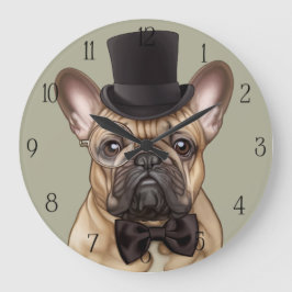 Chic French Bulldog Grote Klok