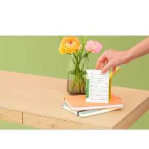 Chic Fun Green Pencil Voering Gepersonaliseerde Le Notitieblok