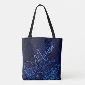 Chic Fun, speciaal aangepast blauw Confetti Tas (Achterkant)