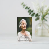 Chic funéraire Sympathy Carte photo de la prière c (Debout devant)