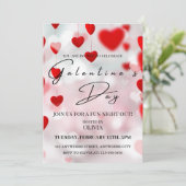 Chic Galentine's Day Celebration Carte d'invitatio (Debout devant)