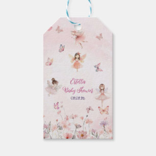 Chic Garden Fairy Princess Girl Baby shower Cadeaulabel