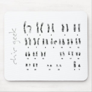 chic geek genetische xy mousepad muismat