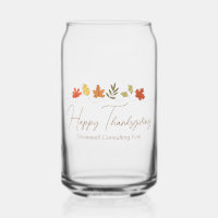 Chic Gelukkig Thanksgiving Bladeren Aangepast Bedr