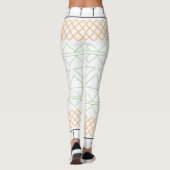 Chic Geometric Pattern Print Leggings (Achterkant)
