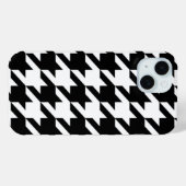 chic geometrisch zwart-wit geluidsdieptepatroon Case-Mate iPhone case (Achterkant (horizontaal))