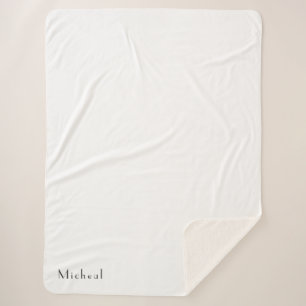 Chic Gepersonaliseerde Naam van de Douane voor ied Sherpa Deken