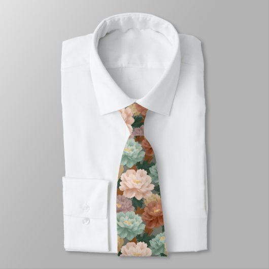 Chic Gifts For Men Peonies Stropdas (Gebonden)