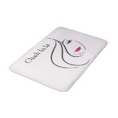 Chic Girl Bath Mat (Gekanteld)