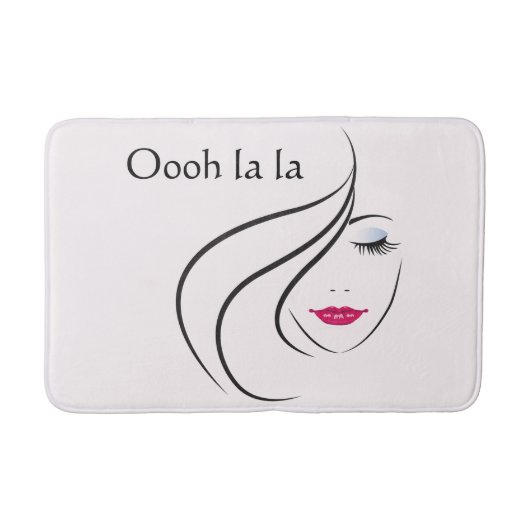 Chic Girl Bath Mat (Voorkant)